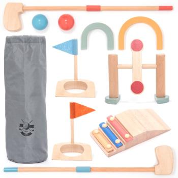 UMU Toys Mini golf aktivity hračka z dreva 3y+