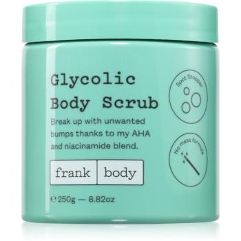 Frank Body Glycolic telový peeling s AHA 250 g