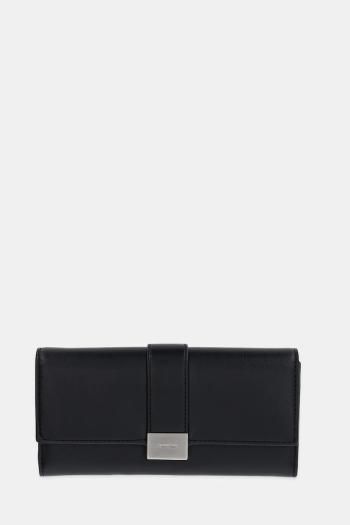 Peňaženka Calvin Klein dámska, čierna farba, K60K612964