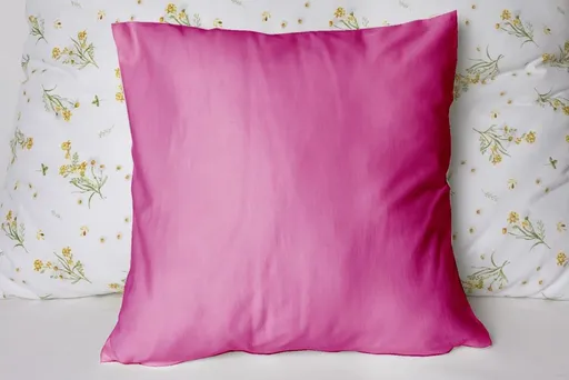 Polášek Jednofarebná obliečka na vankúš Jersey - Tmavoružová | 40 x 60 cm