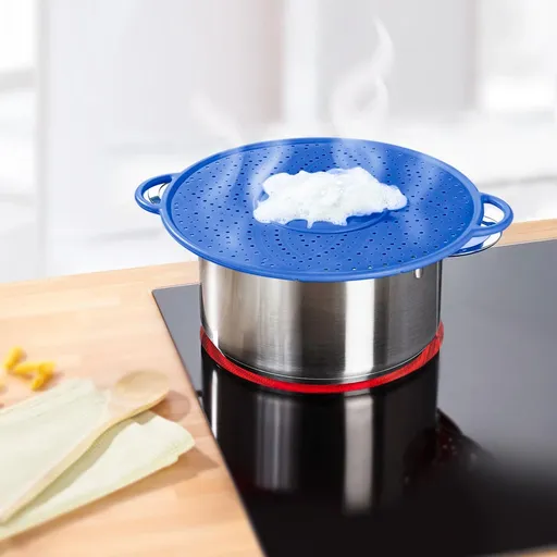 Die moderne Hausfrau Multifunkční silikonová poklička 8v1, modrá