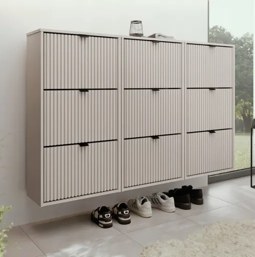 KIER Závesný botník LARO 3 | cashmere