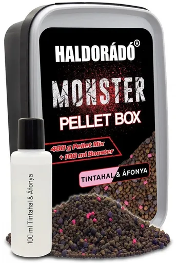 Haldorádó pelety monster pellet box 400 g 2 mm - kalamáre čučoriedka