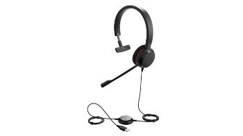 Jabra náhlavná súprava Evolve 20 UC, USB, NC, mono, MS
