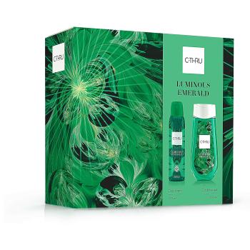 C-THRU Luminous Emerald - deodorant ve spreji 150 ml + sprchový gel 250 ml