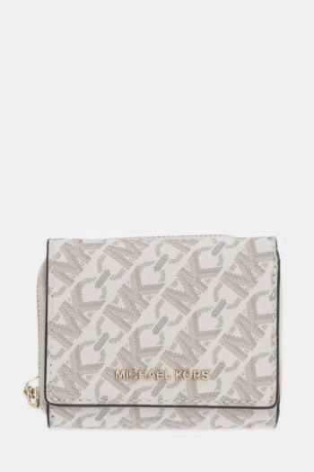 Peňaženka MICHAEL Michael Kors dámska, béžová farba, 32S4G8ED8B