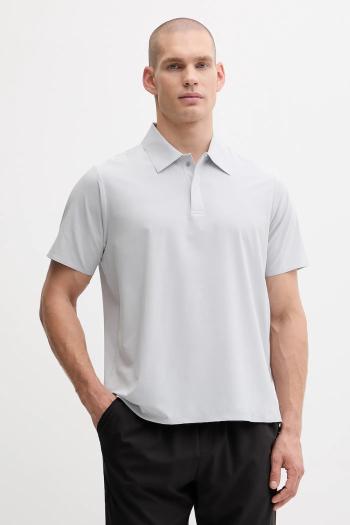 Tréningová polokošeľa Calvin Klein Performance šedá farba, jednofarebná, LVGMF5K103