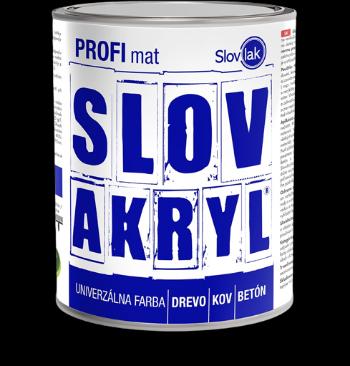SLOVAKRYL PROFI MAT - Vodou riediteľná farba na univerzálne použitie RAL 9003 - signálna biela 5 kg
