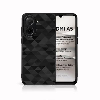 MY ART Ochranný kryt pre Xiaomi Redmi A5 BLACK TRIANGLES (232)