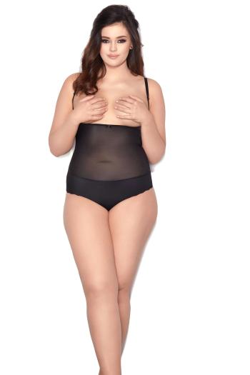 Dámske sťahovacie body Glam string black