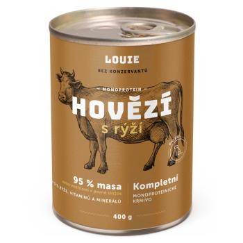 LOUIE Hovädzie s ryžou konzerva pre psov 400 g