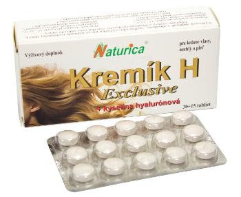 NATURICA KREMÍK H Exclusive + Kyselina hyalurónová 45 tabliet