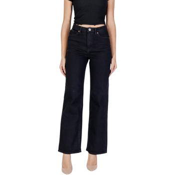 Vero Moda  VMTESSA HR WIDE JEANS RA118 GA NOOS 10290541  Rovné džínsy Čierna