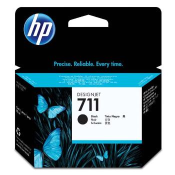 HP originál ink CZ133A, HP 711, black, 80ml, HP DesignJet T120, T520, čierna