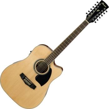 Ibanez PF1512ECE Natural 12-strunová elektroakustická gitara
