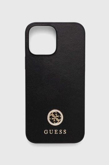 Puzdro na mobil Guess iPhone 13 Pro Max 6.7 čierna farba