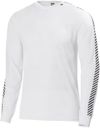 Helly Hansen Men's HH LIFA Stripe Long-Sleeve Crew White M Technická spodná vrstva