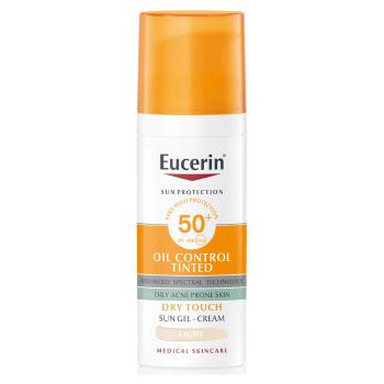 EUCERIN Sun OilControl Tinted Krémový gél na opaľovanie na tvár SPF50+ light 50 ml