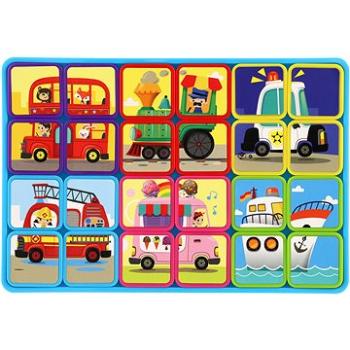 Teddies Magnetické doskové puzzle, Doprava (4892401903839)