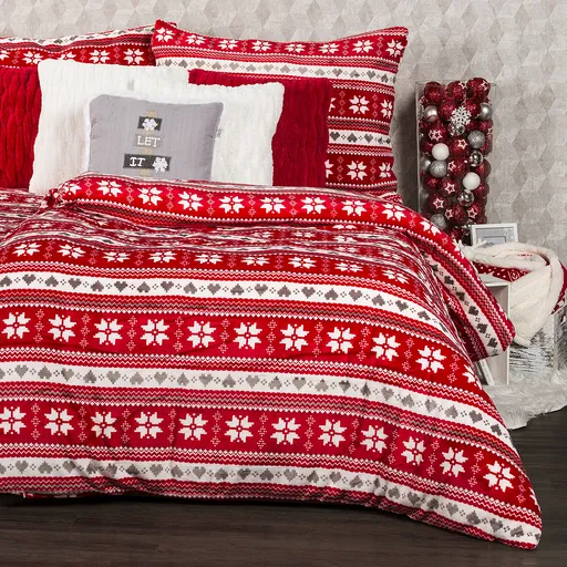 4Home obliečky mikroflanel Zimný sen, 140 x 220 cm, 70 x 90 cm