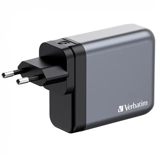 VERBATIM GaN Nabíjačka do siete GNC-240, 240W, 3x USB-C, 1x USB