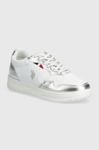 Detské tenisky U.S. Polo Assn. DENNY004A biela farba
