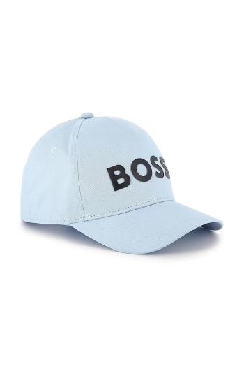 Detská bavlnená šiltovka BOSS s nášivkou, J51681