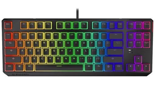Endorfy herná klávesnica Thock TKL Pudd.Khail BL RGB /USB/ blue sw. / drôtová / mechanická / US layout / čierna RGB