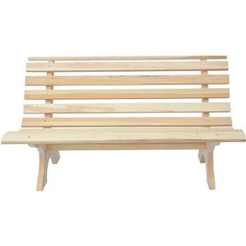 ROJAPLAST Lavica záhradná RETRO, prírodná 150 cm (246150)