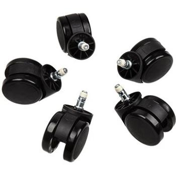 Noblechairs univerzálne, 60 mm, s autouzamykacou funkciou – balenie 5 ks (NBL-AC-WHL-001)