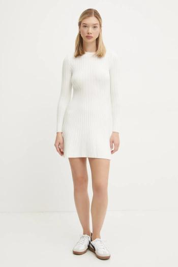 Šaty Hollister Co. béžová farba, mini, priliehavá, KI359-4267