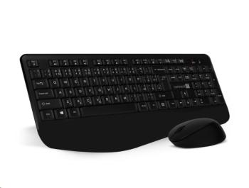 CONNECT IT Combo bezdrôtová čierna klávesnica + myš, CZ + SK layout
