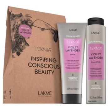 Lakmé Teknia Color Refresh Violet Lavender Pack šampón + maska pre vlasy s fialovými odtieňmi 300 ml + 250 ml