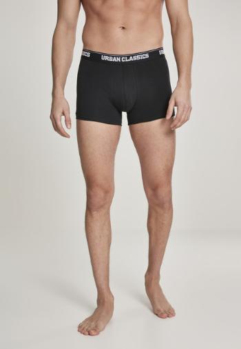 Urban Classics Mens Boxer Shorts Double Pack blk/blk
