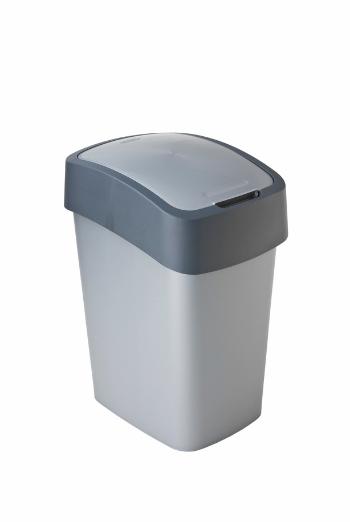 CURVER Odpadkový kôš FLIP BIN 25l | strieborná / sivá