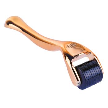 Palsar 7 Mikrojehličkový valček na ošetrenie tváre (Single Microneedle Roller Gold en Handle)