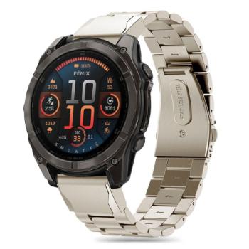 Tech-Protect Stainless remienok na Garmin Fenix 5 / 6 / 6 Pro / 7 / 8 47mm / E, titanium