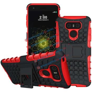 STAND Extra odolný obal LG G6 červený