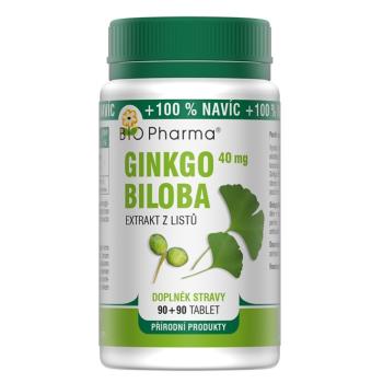 BIO PHARMA Ginkgo Biloba extrakt 40 mg 90+90 tabliet