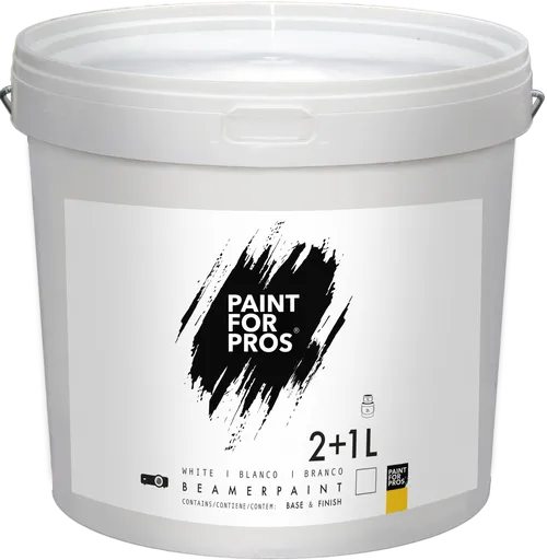 BEAMERPAINT - Farba pre vytvorenie projekčnej plochy priesvitná 1 + 2 L