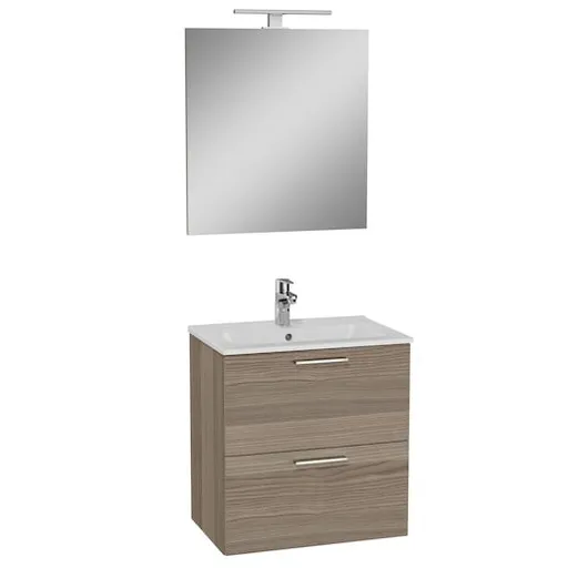 VitrA Mia kúpeľňová zostava s umývadlom a zrkadlom 59x61x39,5 cm cordoba MIASET60C