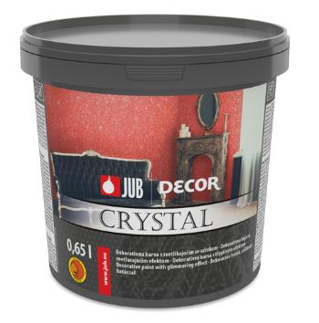 JUB DECOR CRYSTAL - Dekoratívny náter so svetielkujúcim efektom biela 0,65 l