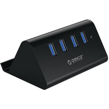 Orico USB-A Hub 4× USB 3.0 with Stand (SHC-U3-V2-BK-BP-CZ)