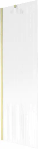 MEXEN/S - Next vaňová zástena FIX 60 x 150, prúžky, zlatá kartáčovaná 895-060-000-00-09-55