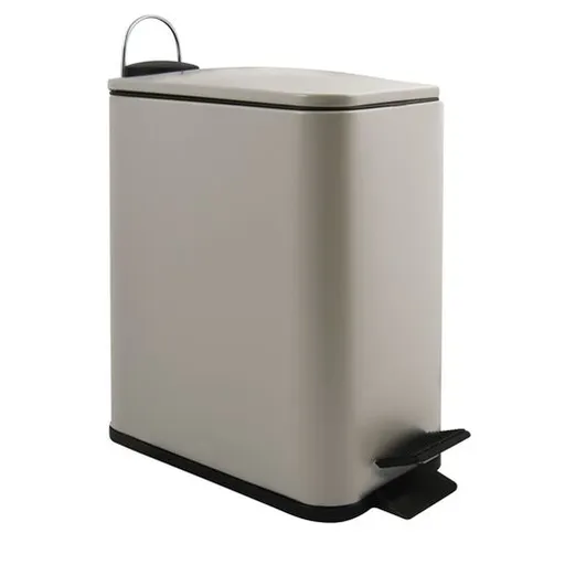 Spirella Spirella pedálový odpadkový kôš erik matná šedo-hnedá oceľ 5 l 10.21481