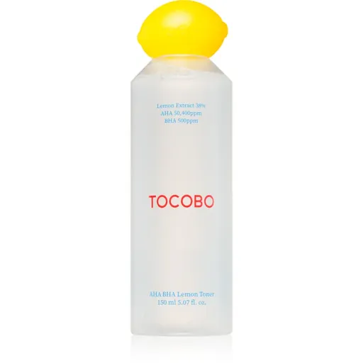 TOCOBO AHA BHA Lemon Toner rozjasňujúce tonikum pre zjednotenie farebného tónu pleti 150 ml