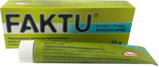 Faktu masť proti hemoroidom 20 g