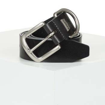 Levis  LUX LEATHER BELT  Opasky Čierna