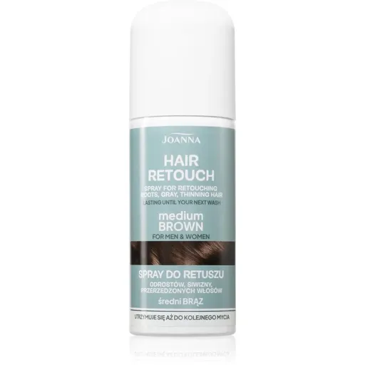Joanna Hair Retouch Spray sprej na zakrytie šedín Medium Brown 75 ml