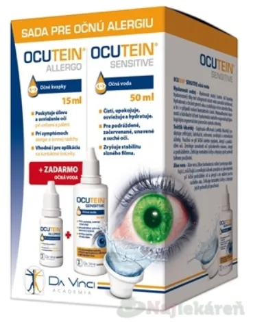 Simply You Ocutein ALLERGO očné kvapky 15 ml + očná voda 50 ml